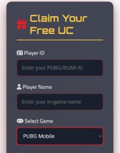 PUBG Mobile BGMI Free UC Apps for Android Devices in 2025